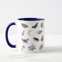 Mystical Moth Crystal Coffee Mug Tasse