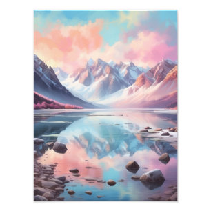 Mystical Mountain Sunset Fotodruck