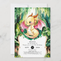 Mystical Niedlich Dragon Birthday