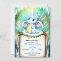 Mystical Niedlich Dragon Birthday