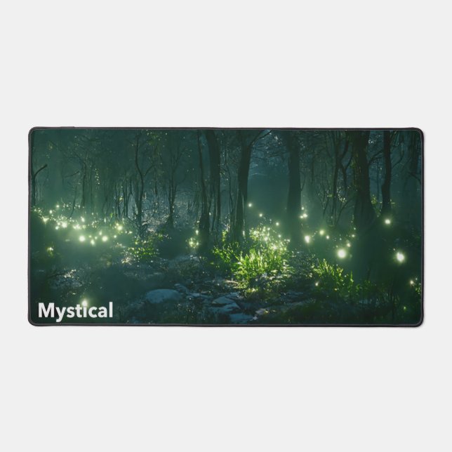 Mystical Night Forest   Schreibtischunterlage (Vorderseite)