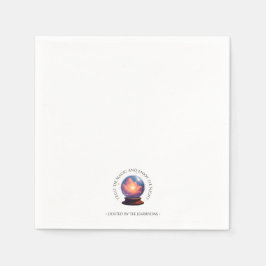 Mystical Orb Halloween Abendessen Napkins Serviette