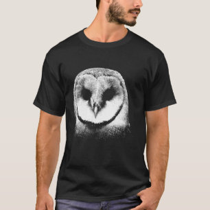 Mystical Owl Bird White Owl Head Owl T-Shirt