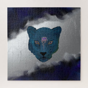 Mystical Panther mit Geode