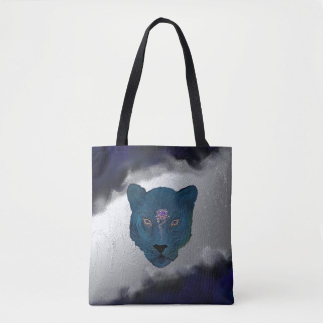 Mystical Panther mit Geode Tasche (Vorderseite)