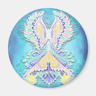 Mystical Pastel Butterfly Ethereal Boho Fantasy Magnet
