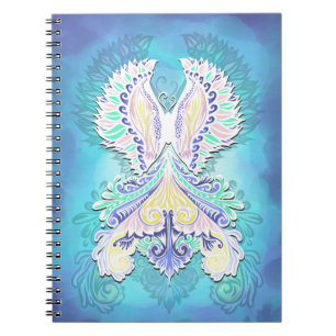 Mystical Pastel Butterfly Ethereal Boho Fantasy Notizblock