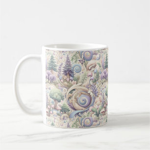 Mystical Pastel Woodland: Ein Cotcore Whirlpool Kaffeetasse