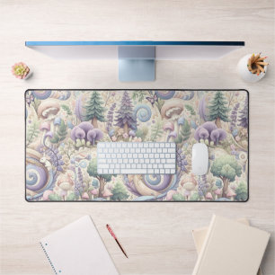 Mystical Pastel Woodland: Ein Cotcore Whirlpool Schreibtischunterlage