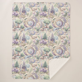 Mystical Pastel Woodland: Ein Cotcore Whirlpool Sherpadecke