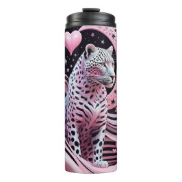 Mystical Pink Leopard Thermosbecher