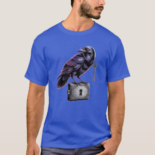 Mystical Raven mit Schlüssel- und Sperr-T - Shirt