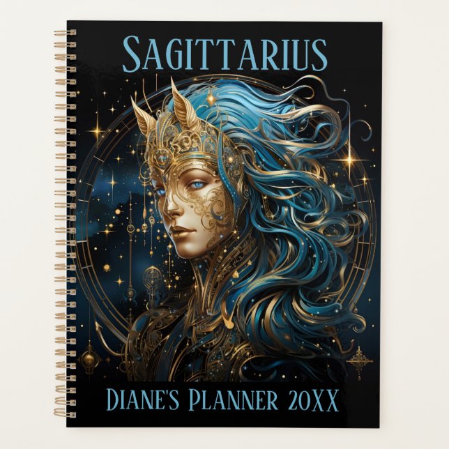 Mystical Sagittarius Zodiac Artwork  (Devant)