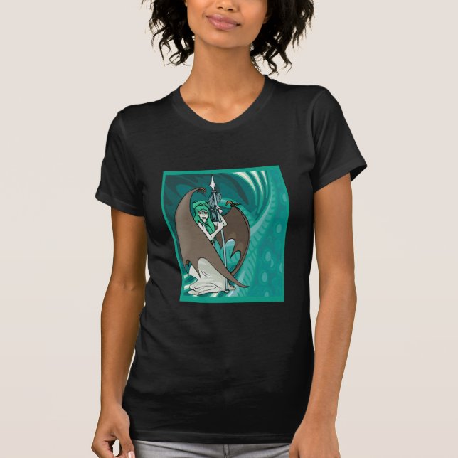 Mystical Sea Hexe T - Shirt (Vorderseite)