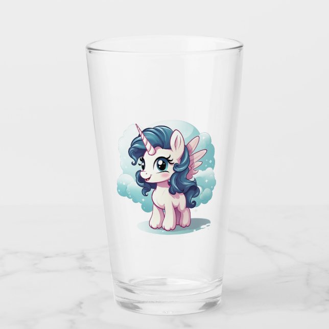 🦄 "Mystical Sip" Einhornglas Tumbler 🌟 (Vorderseite)