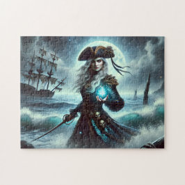 Mystical Siren Pirate Fantasy Ocean Adventure Art
