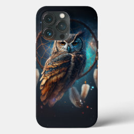 Mystical Space Owl with Dreamcatcher Art Case-Mate iPhone Hülle