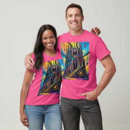 Mystical Steampunk Cathedral T-Shirt