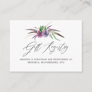 Mystical Succulents Brautparty Display Dusche Begleitkarte