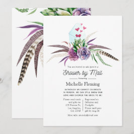 Mystical Succules Brautparty per Mail Einladung