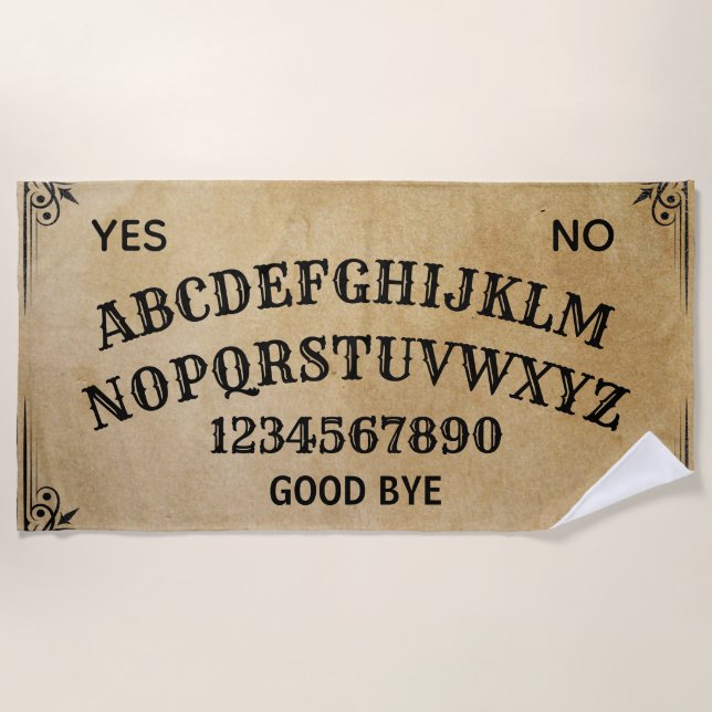 Mystical Talking Spirit Board Strandtuch (Vorderseite)