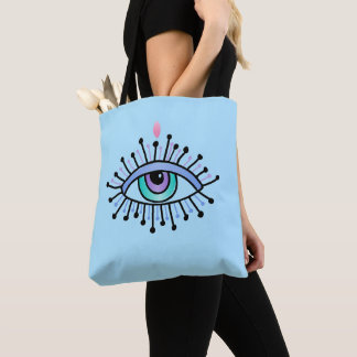 Mystical Third Eye Spiritual Yoga Reversable Color Tasche