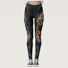 Mystical Tigers Nebula Leggings