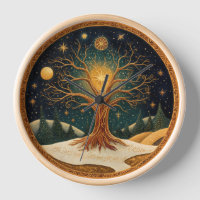 Mystical Tree and Stars