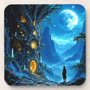 Mystical Tree Zuhause Dreamscape Getränkeuntersetzer