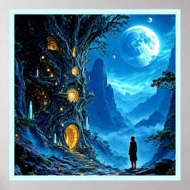 Mystical Tree Zuhause Dreamscape Poster