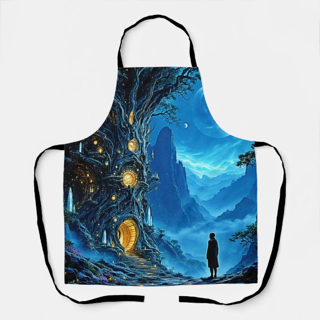 Mystical Tree Zuhause Dreamscape Schürze (Vorderseite)