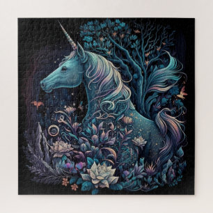 Mystical Unicorn - Fantasy Forest