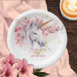 Mystical Unicorn Floral Girl 7. Geburtstagsparty Pappteller<br><div class="desc">Die neue Version von The Burning Crusade präsentiert das neue Album "The Story". Tauchen Sie ein in eine Welt der Verzauberung, während Sie sich auf Ihre kleine Feier vorbereiten. Diese exquisite Kollektion besticht durch ein majestätisches Einhorn als Brennpunkt, das elegant mit zarten rosa Blume und Set vor dem Hintergrund von...</div>