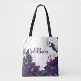 Mystical Violet Bloom Tasche