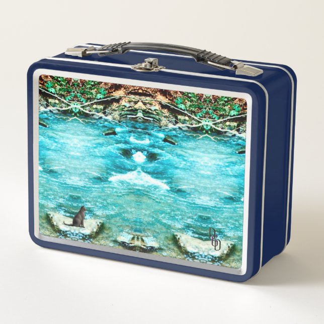 Mystical Waters Metall Brotdose (Vorderseite)