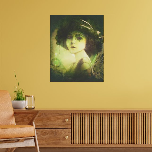 Mystical Willow Tree Fairy Fantasy Art Poster (Wohnzimmer 2)