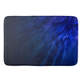 Mystical Wings with Deep Blue Feathers Badematte