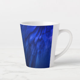 Mystical Wings with Deep Blue Feathers Milchtasse