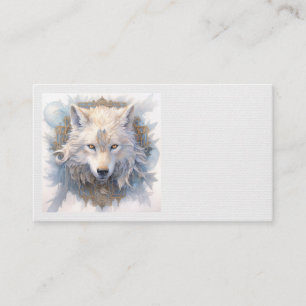 Mystical Wolf Business Cards Visitenkarte