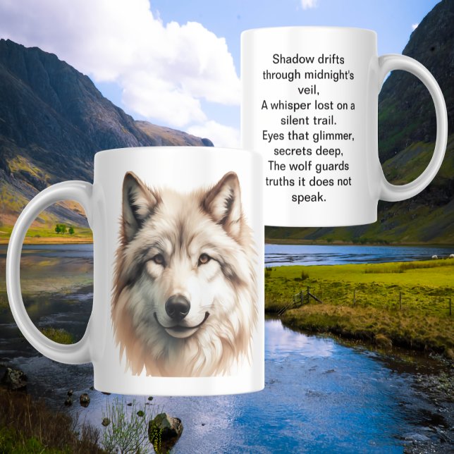 Mystical Wolf Kaffeetasse (Von Creator hochgeladen)