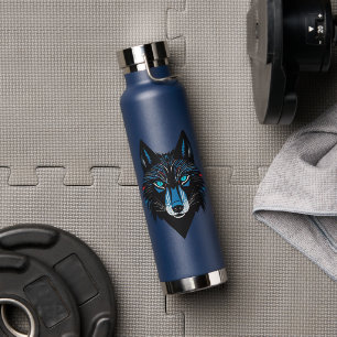 Mystical Wolf Wasserflasche Trinkflasche