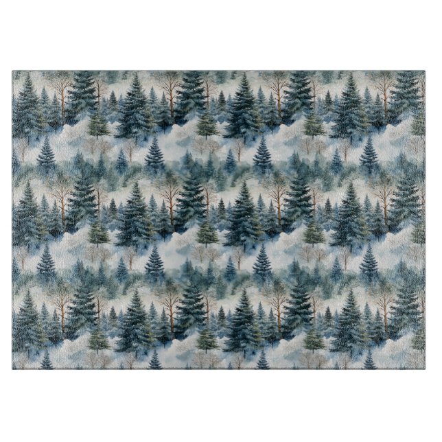 Mystical Woodland Forest Cutting Board Schneidebrett (Vorderseite)