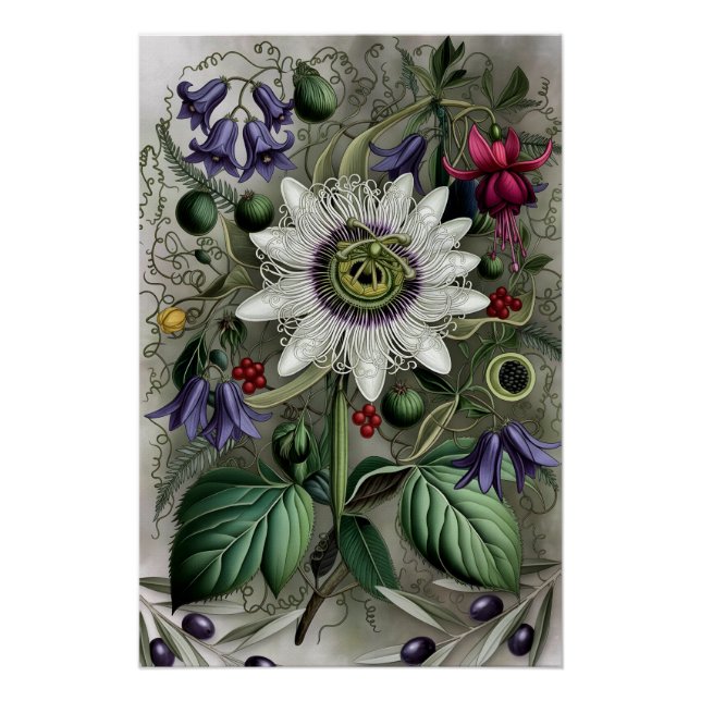 Mystical Woodland Moth Poster (Vorderseite)