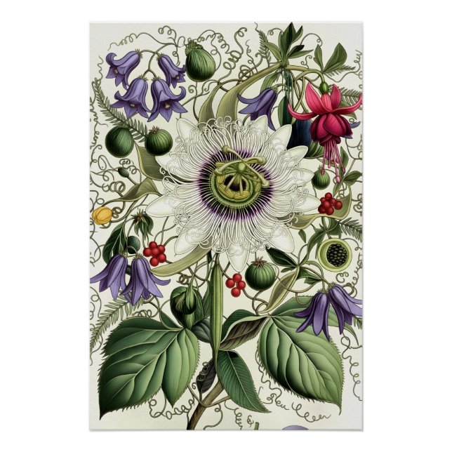 Mystical Woodland Moth Poster (Vorderseite)