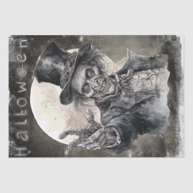 Mystical Zombie Seidenpapier (Vorderseite)
