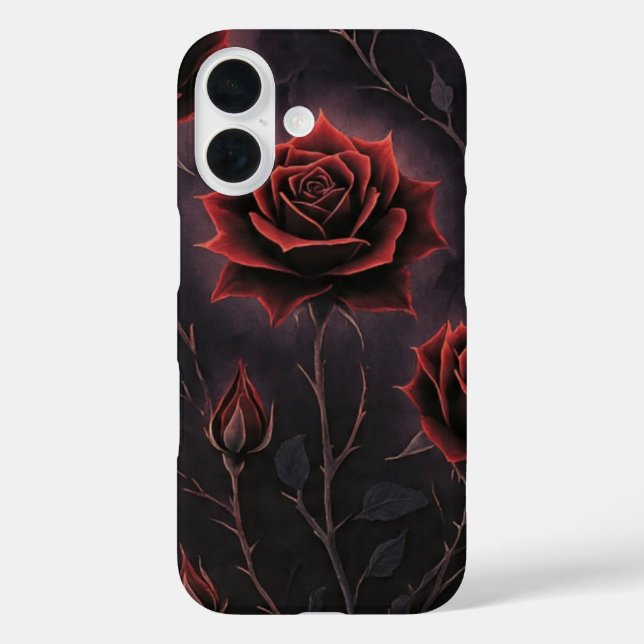 MysticRose iPhone 16 Hülle (Rückseite)
