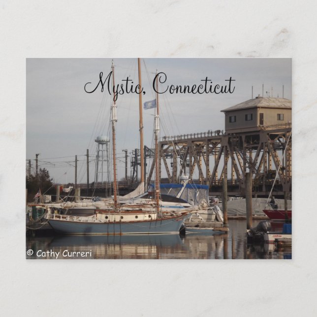 Mystik, Postkarte Connecticut (Vorderseite)