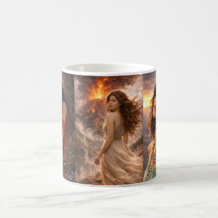 Mystik Woman Becher (3-seitiges Design) Kaffeetasse
