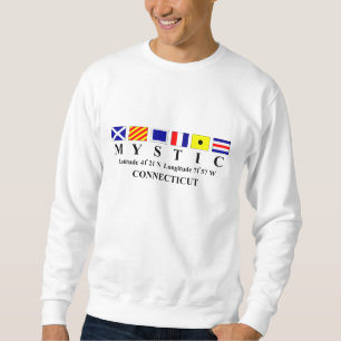 Mystiker, CT - Longtitude u. Breite Sweatshirt