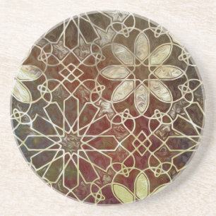 Mystiker deckt II mit Ziegeln Sandstein Untersetzer